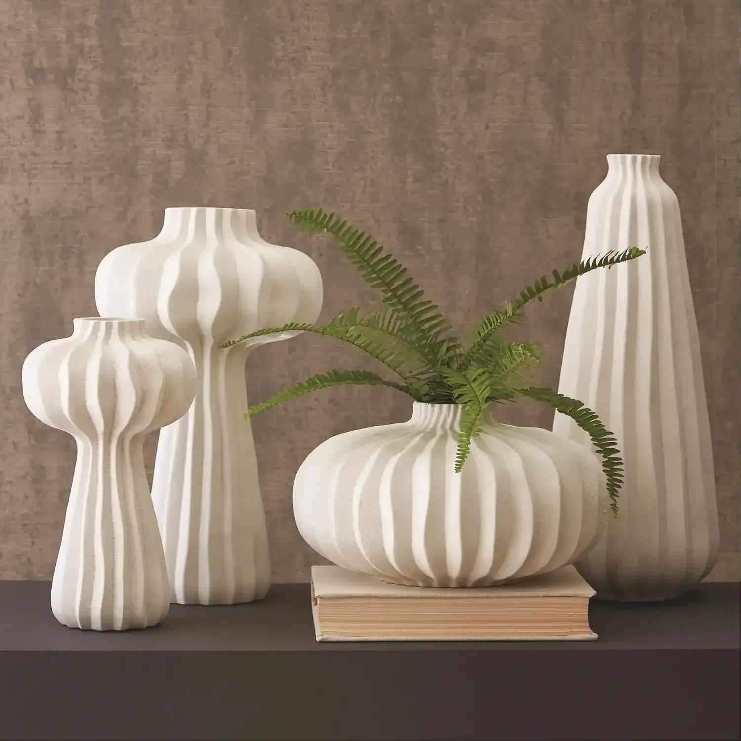 GLOBAL VIEWS LITHOS VASE - Decorative Accents