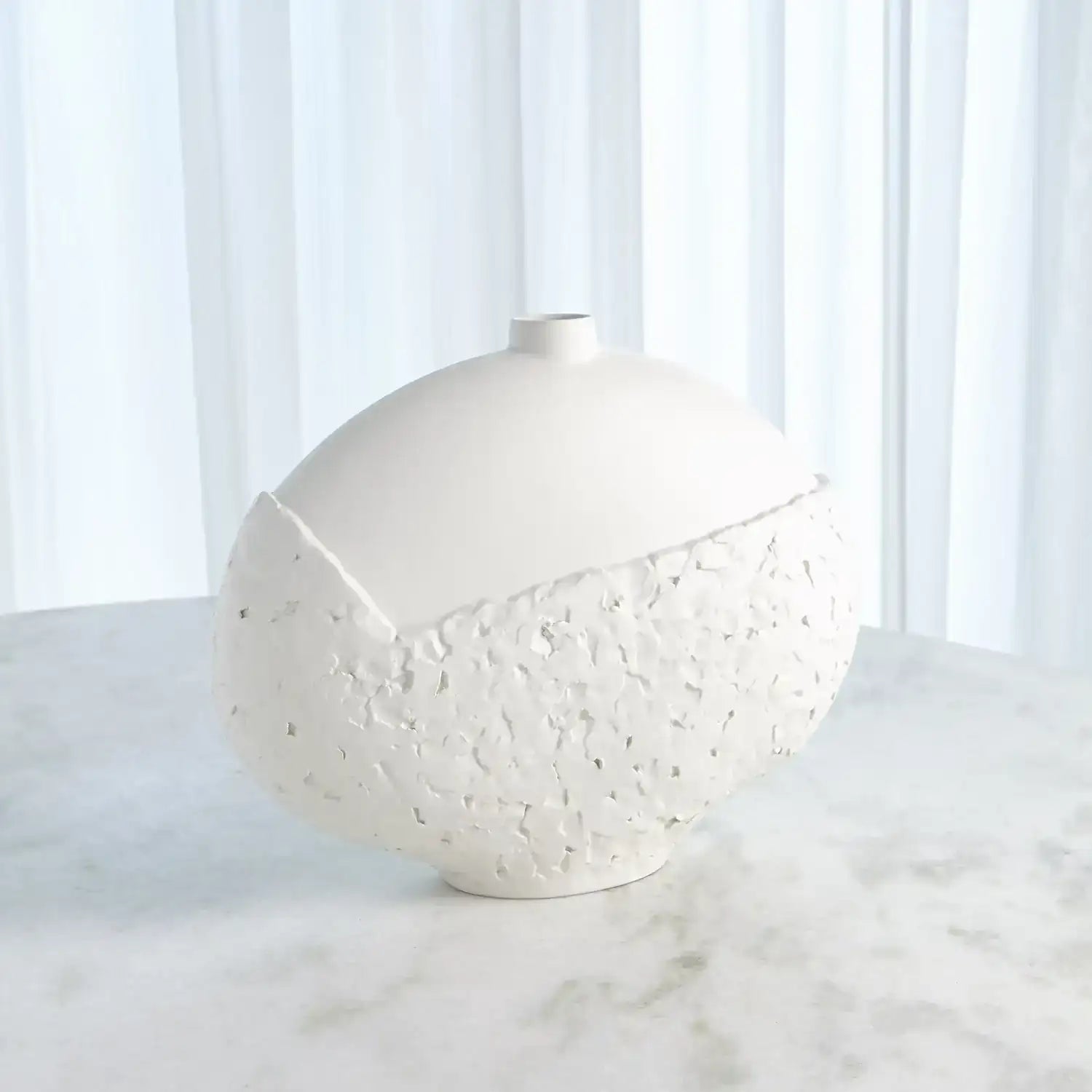 GLOBAL VIEWS ASYMMETRICAL STIPPLE VASE - Decorative Accents