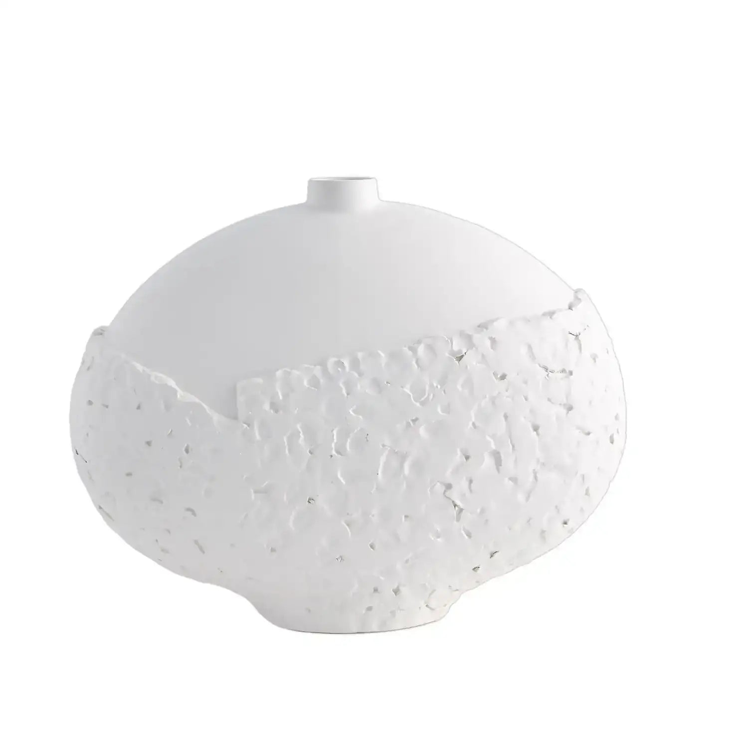 GLOBAL VIEWS ASYMMETRICAL STIPPLE VASE - Decorative Accents