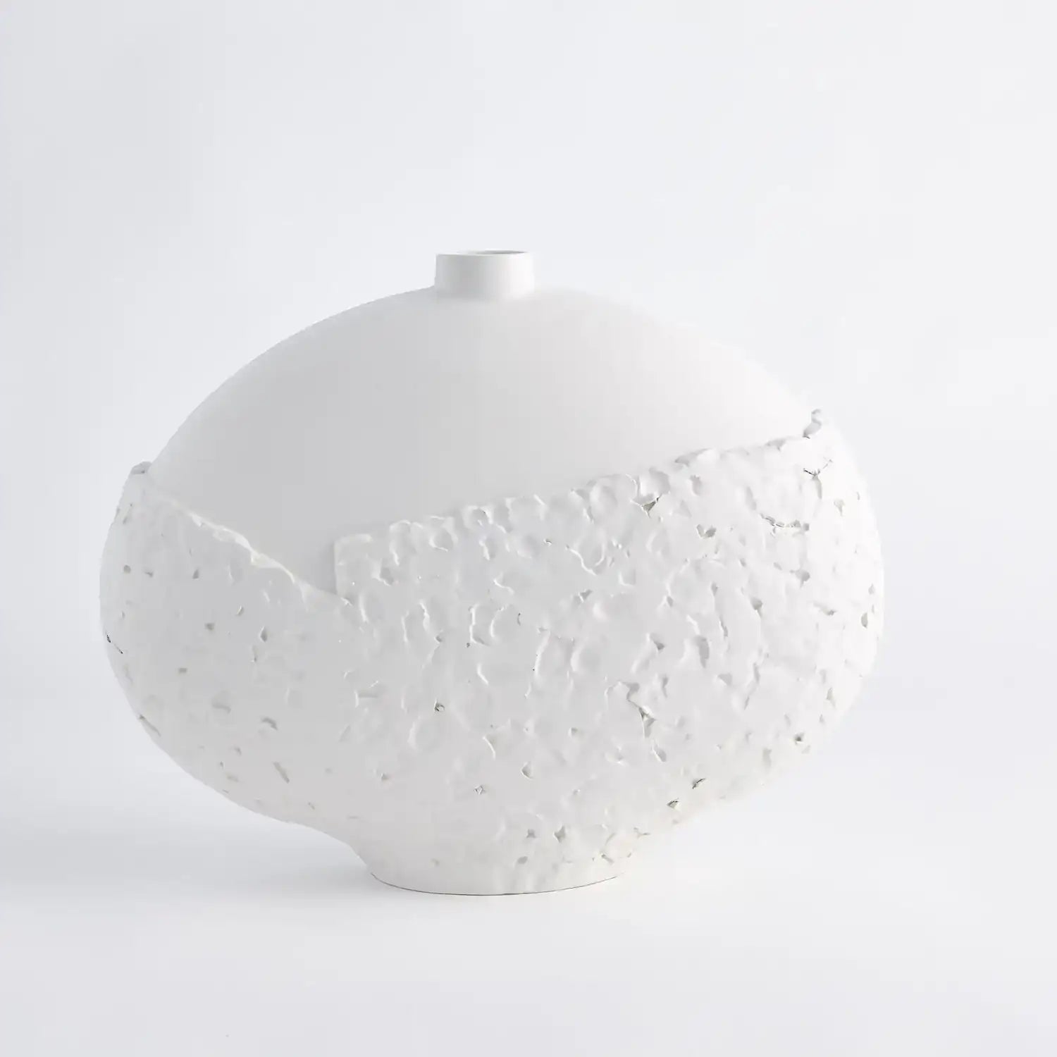GLOBAL VIEWS ASYMMETRICAL STIPPLE VASE - Decorative Accents