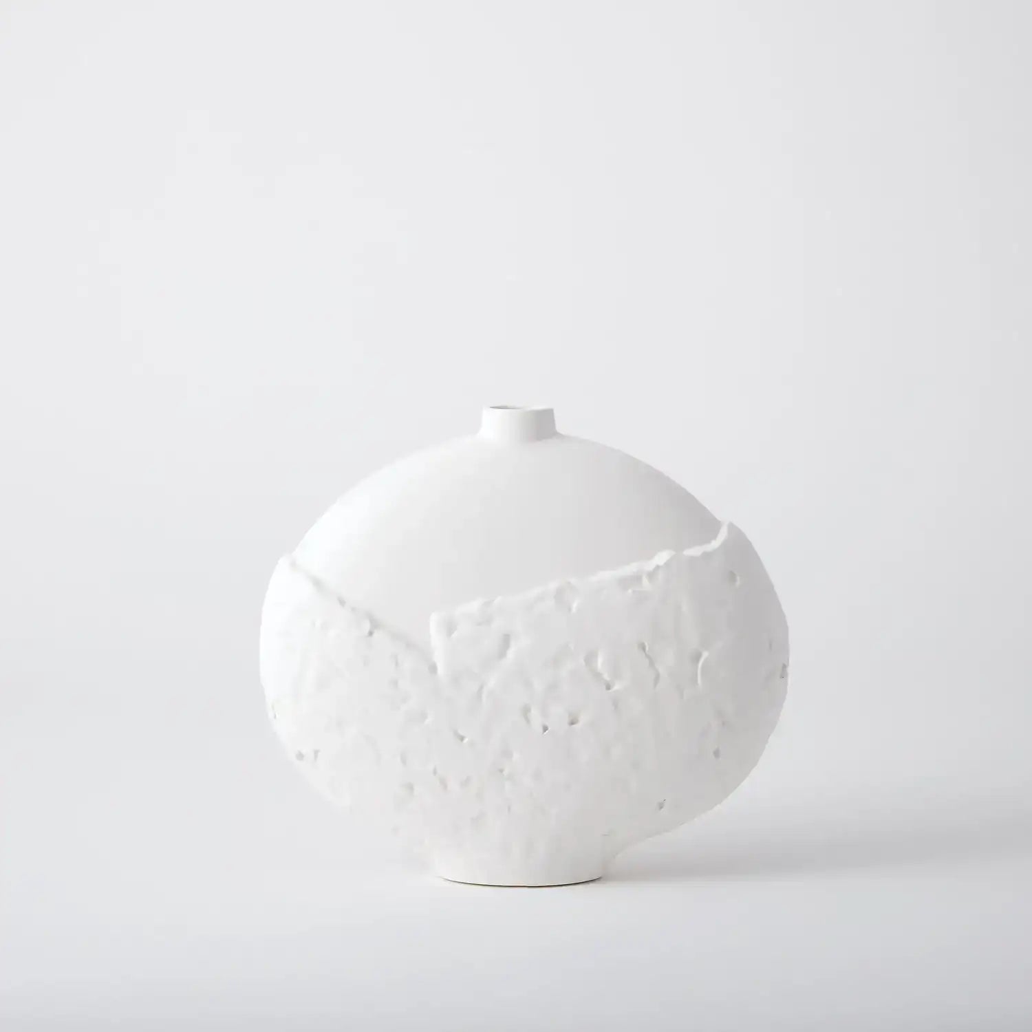 GLOBAL VIEWS ASYMMETRICAL STIPPLE VASE - Decorative Accents