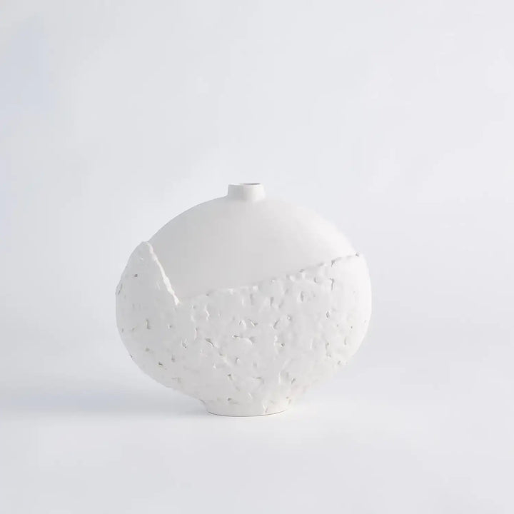 GLOBAL VIEWS ASYMMETRICAL STIPPLE VASE - Decorative Accents
