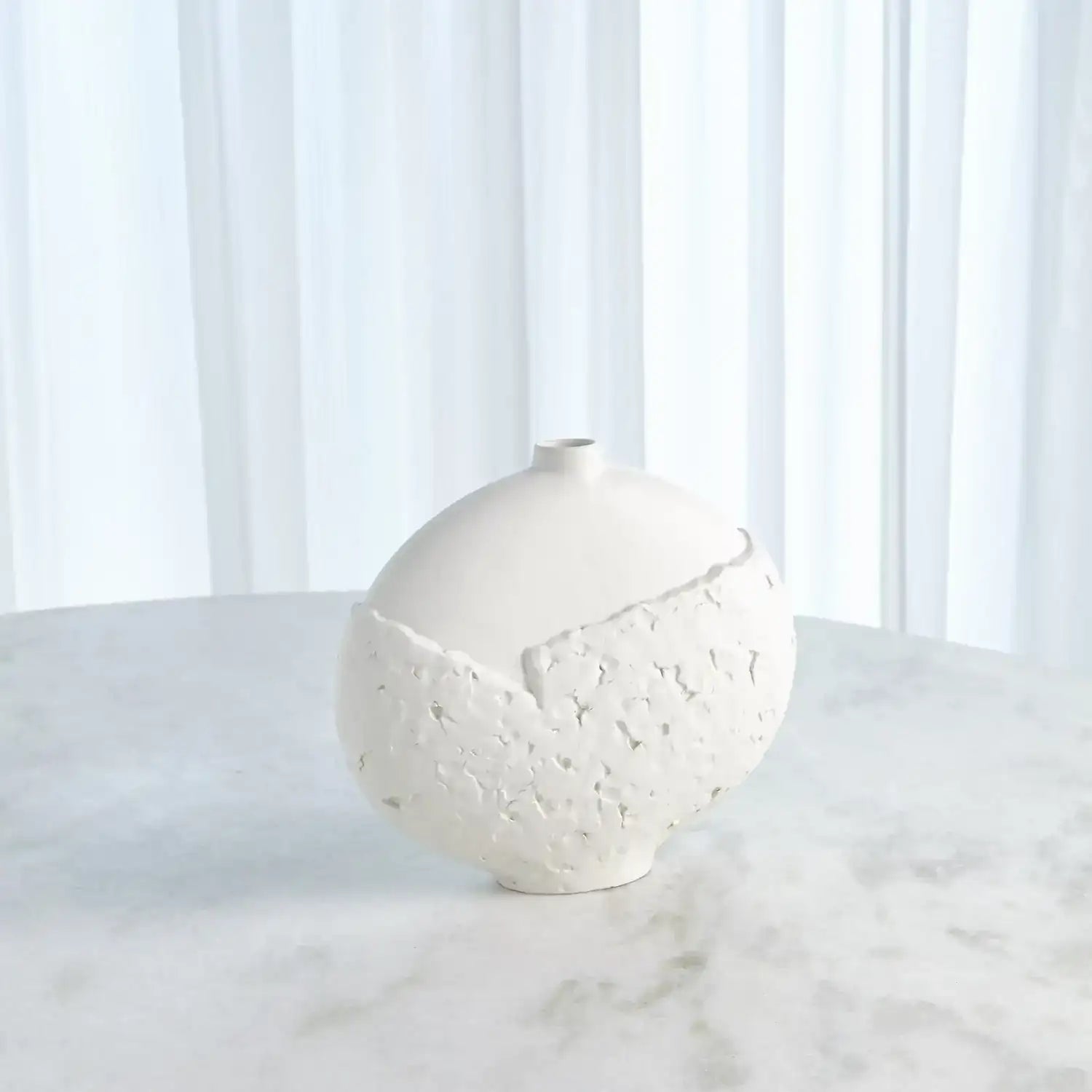 GLOBAL VIEWS ASYMMETRICAL STIPPLE VASE - Decorative Accents