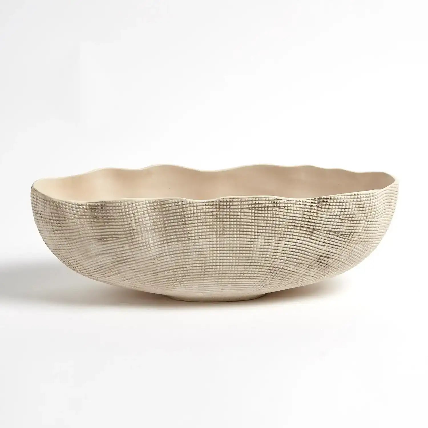 GLOBAL VIEWS SISAL OVAL BOWL - Decorative Accents