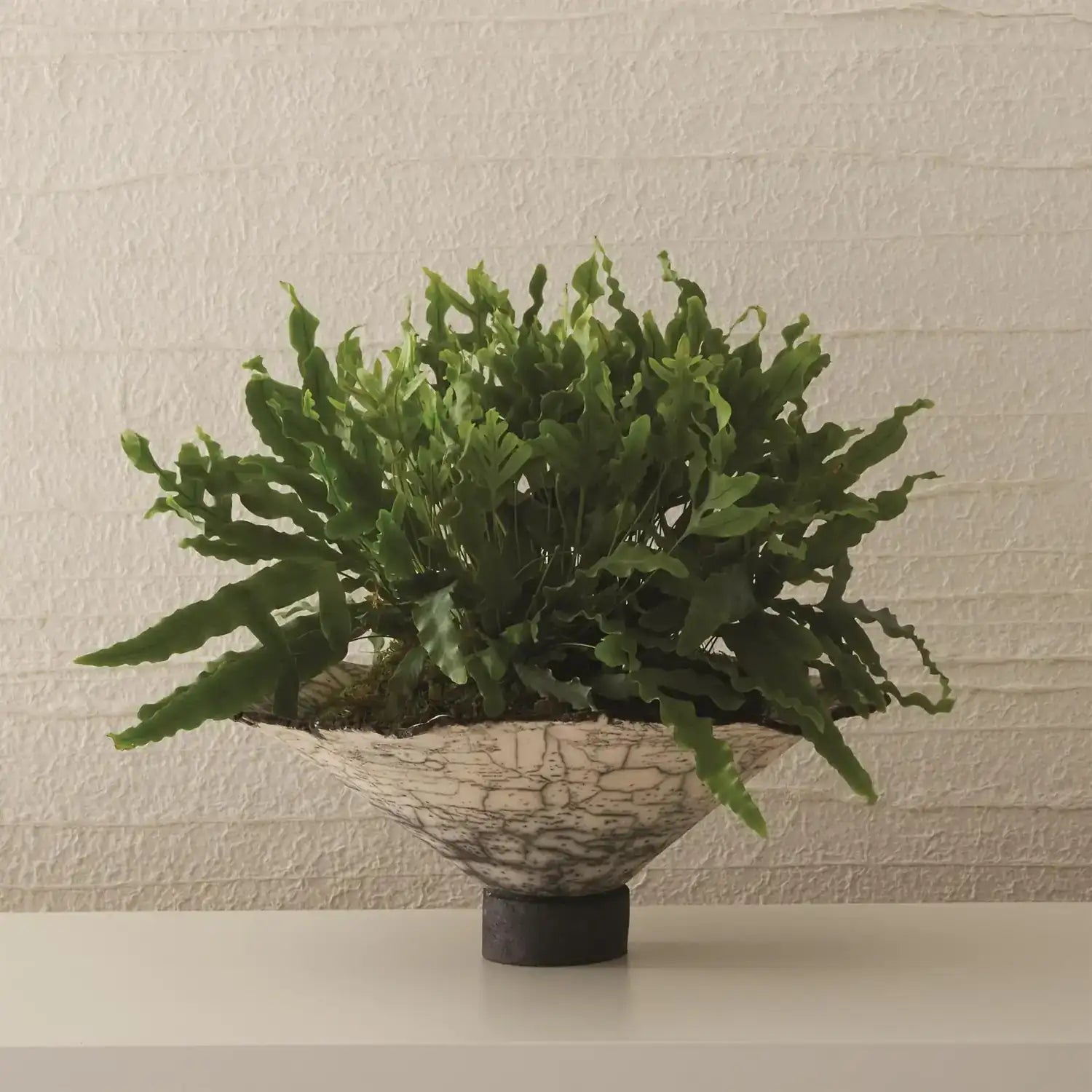 GLOBAL VIEWS CRACKLED FOOTED BOWL - Decorative Accents