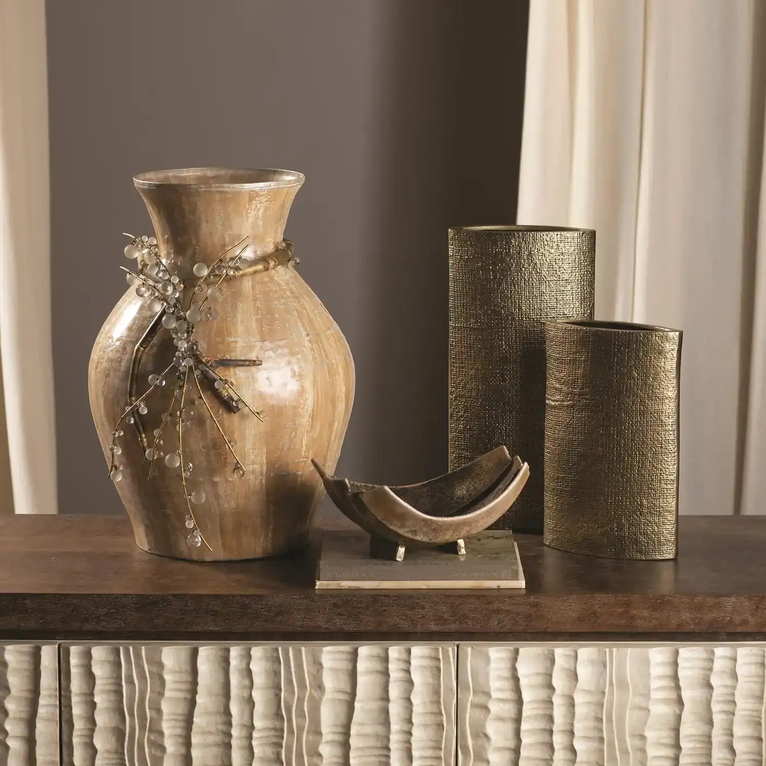 GLOBAL VIEWS STRATA BOWL - Decorative Accents