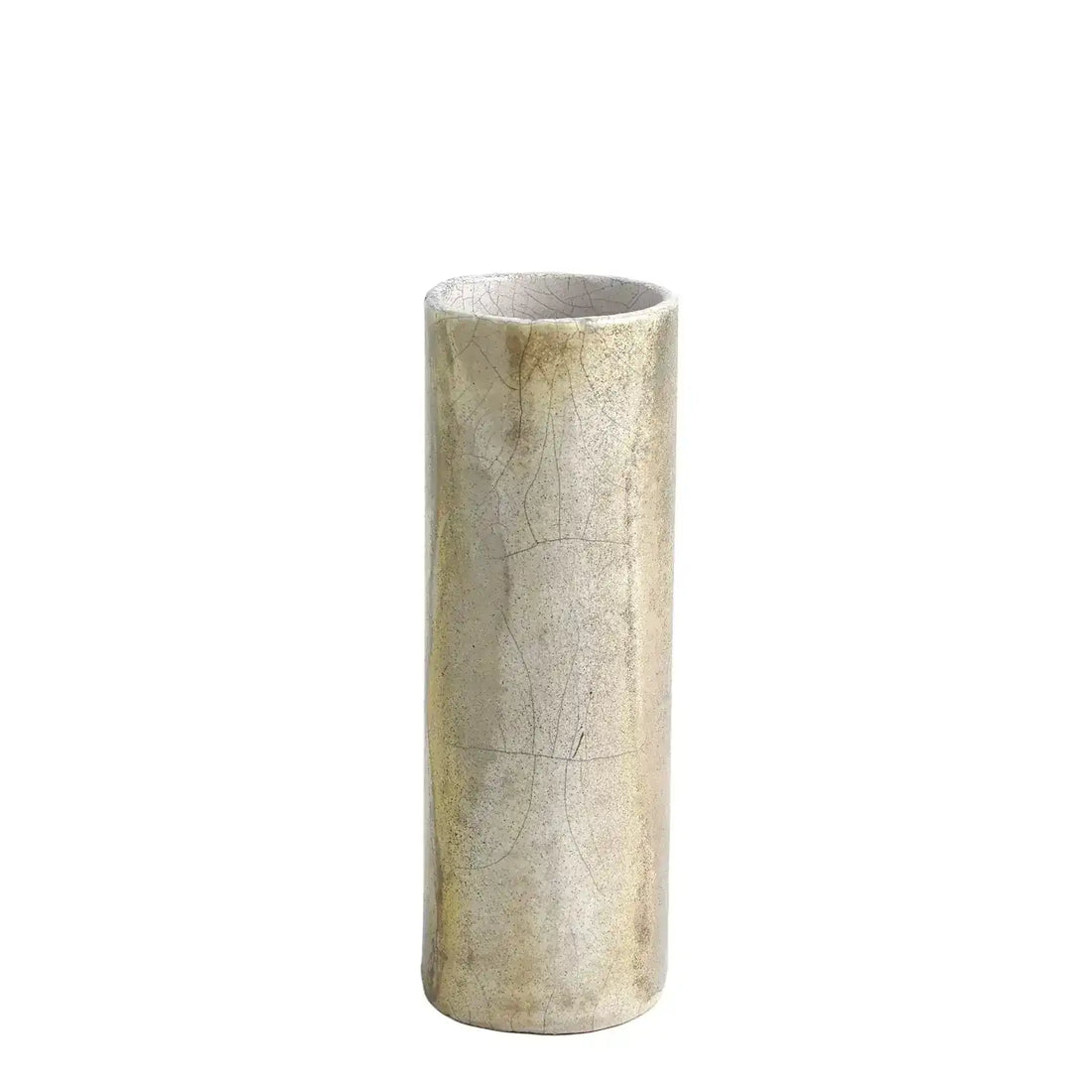 GLOBAL VIEWS GOLDEN RAKU VASE - Decorative Accents