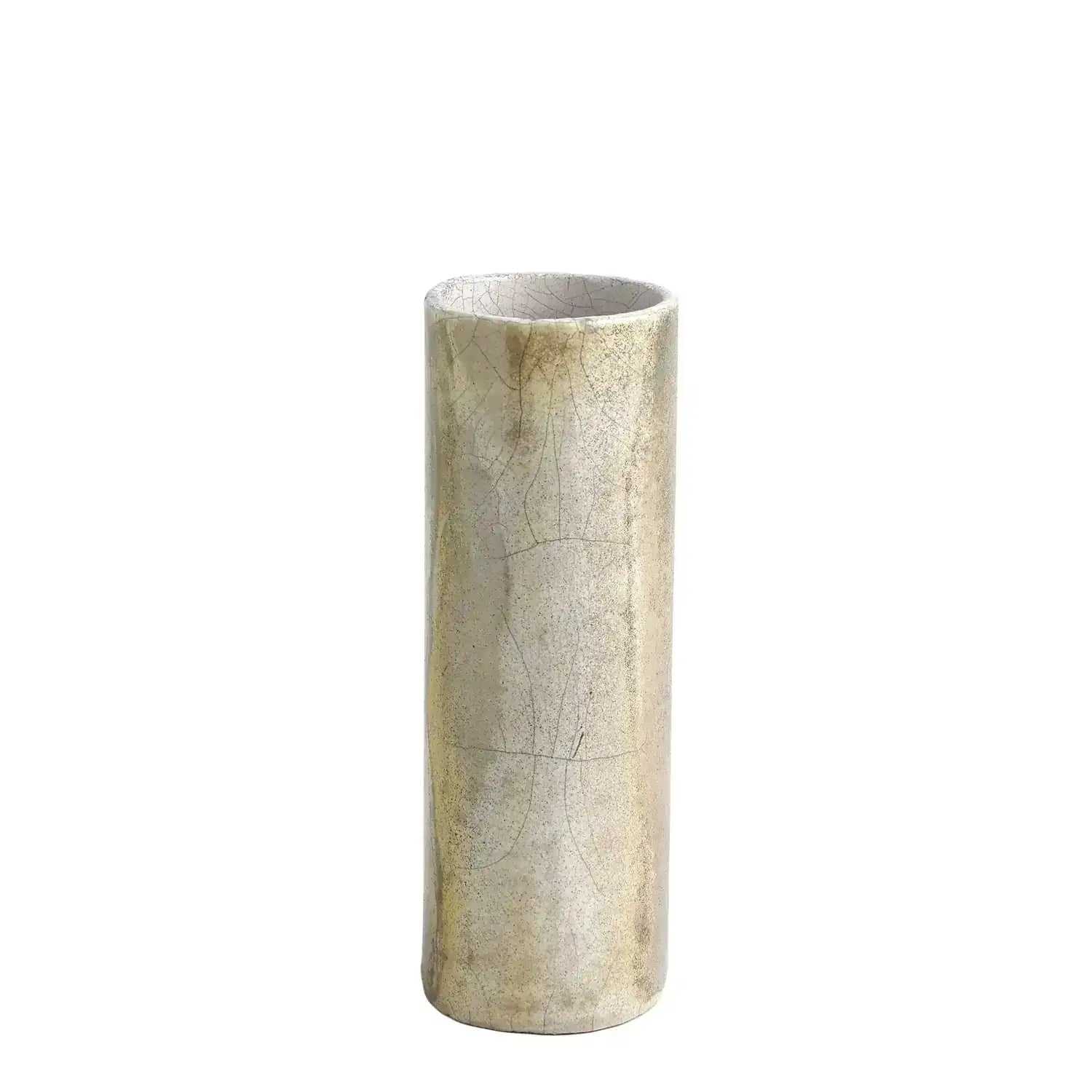 GLOBAL VIEWS GOLDEN RAKU VASE - Decorative Accents