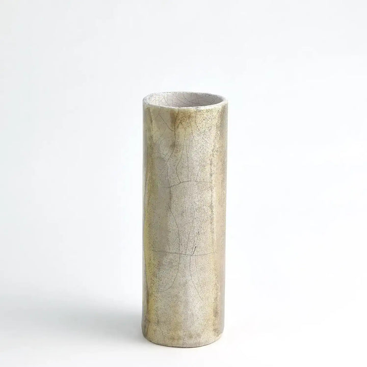 GLOBAL VIEWS GOLDEN RAKU VASE - Decorative Accents