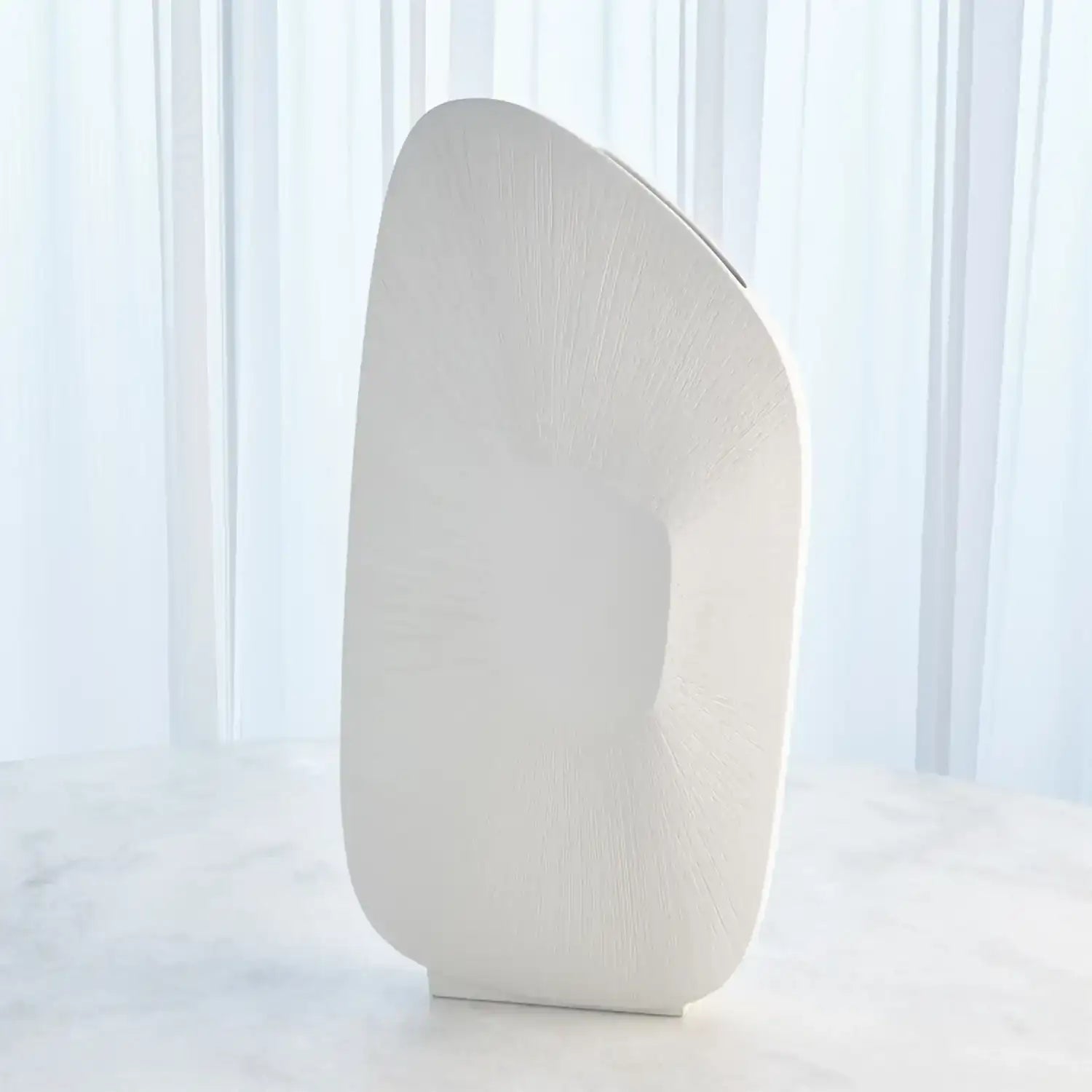 GLOBAL VIEWS OFFSET SQUARE SCRATCH VASE - Decorative Accents