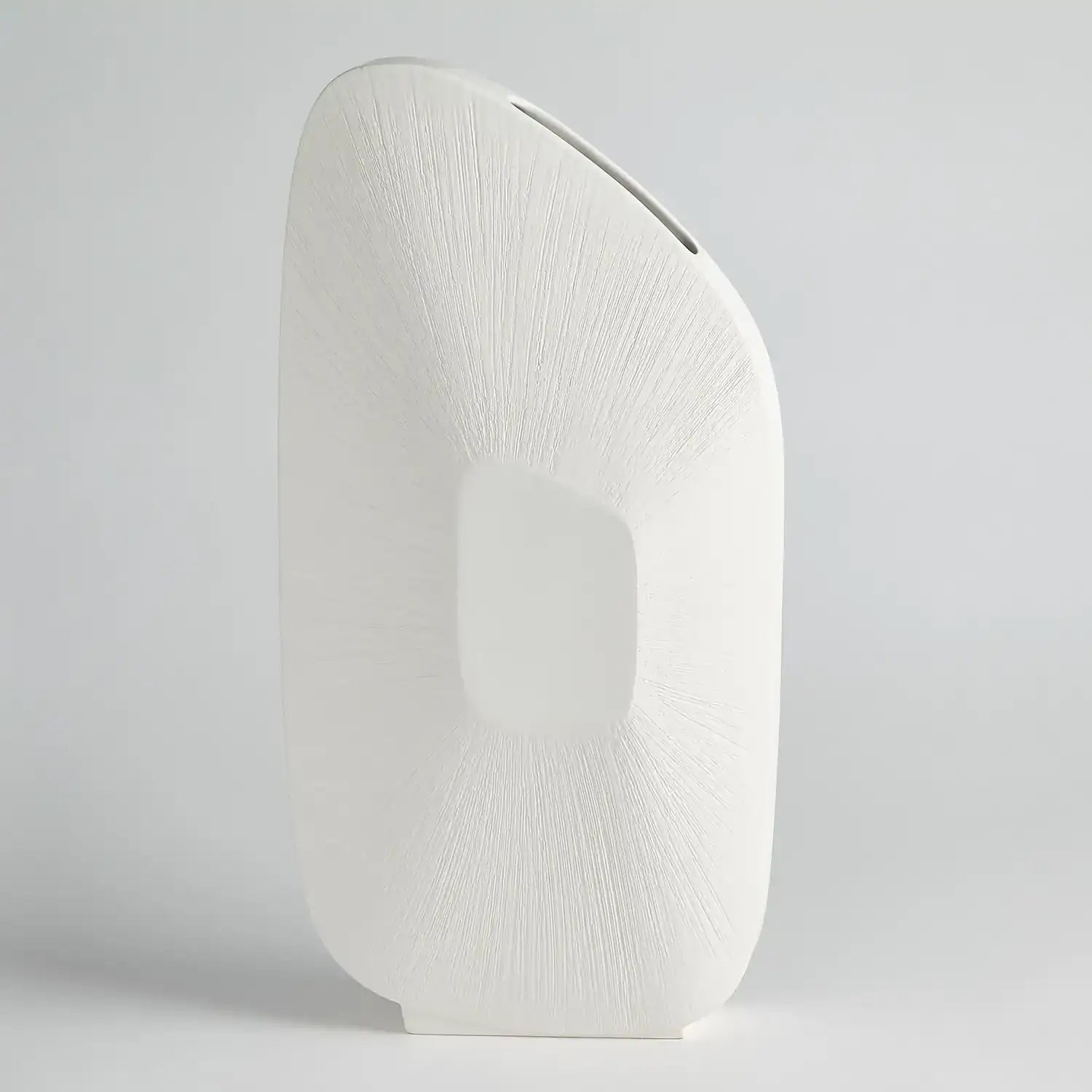 GLOBAL VIEWS OFFSET SQUARE SCRATCH VASE - Decorative Accents