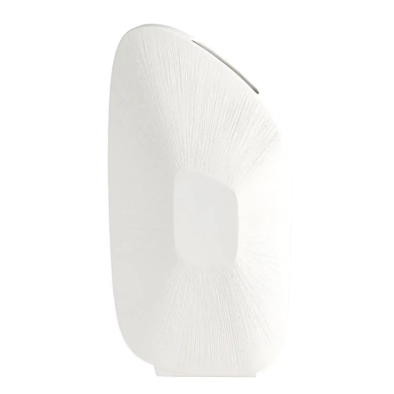 GLOBAL VIEWS OFFSET SQUARE SCRATCH VASE - Decorative Accents