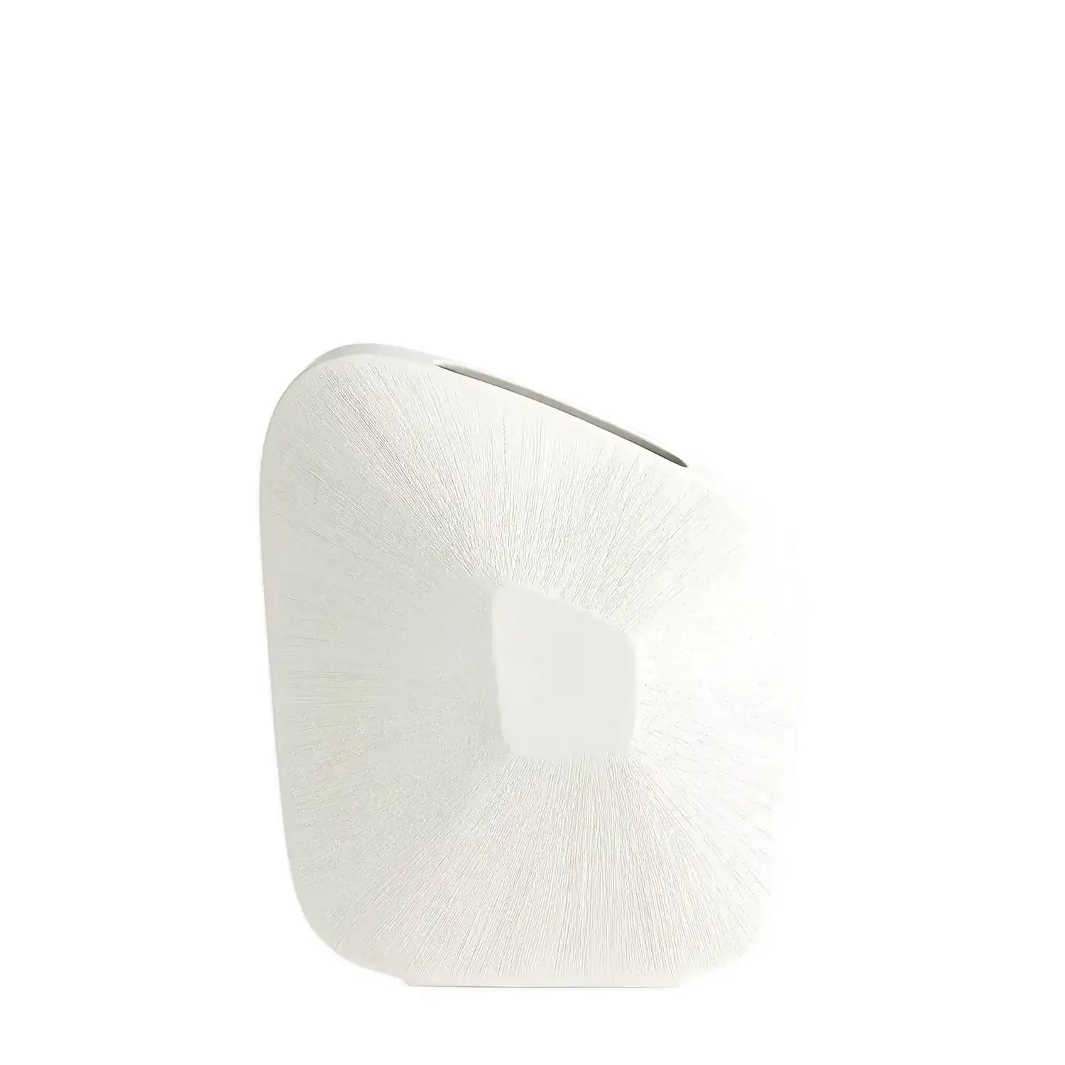 GLOBAL VIEWS OFFSET SQUARE SCRATCH VASE - Decorative Accents