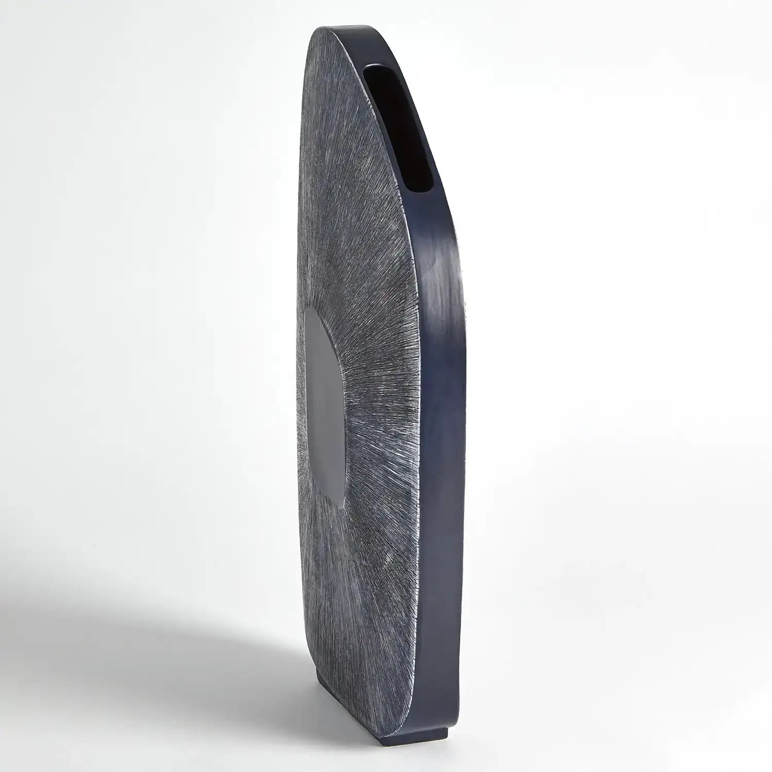 GLOBAL VIEWS OFFSET SQUARE SCRATCH VASE - Decorative Accents
