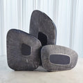 GLOBAL VIEWS OFFSET SQUARE SCRATCH VASE - Decorative Accents