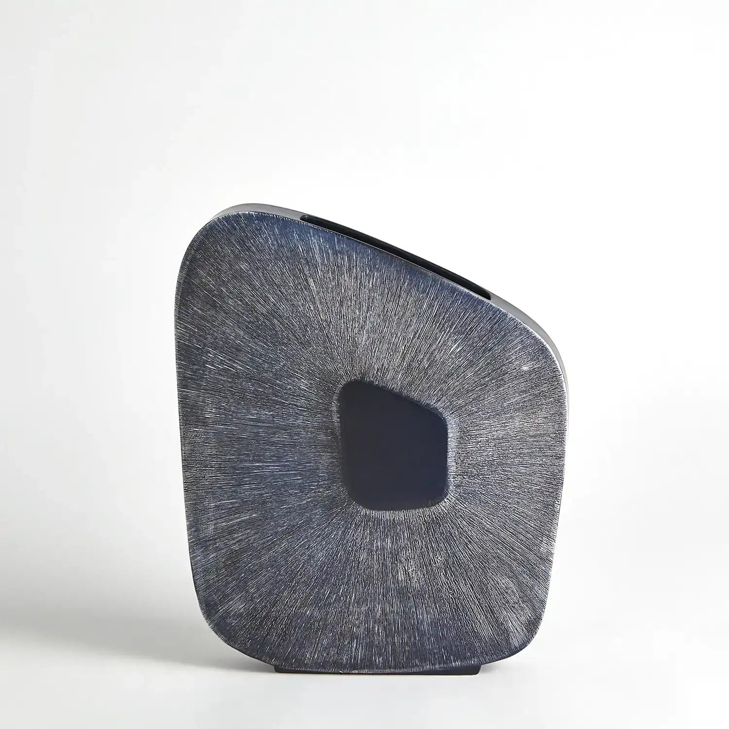 GLOBAL VIEWS OFFSET SQUARE SCRATCH VASE - Decorative Accents
