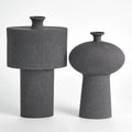 GLOBAL VIEWS FOLK OVAL DRUM VASE - Decorative Accents