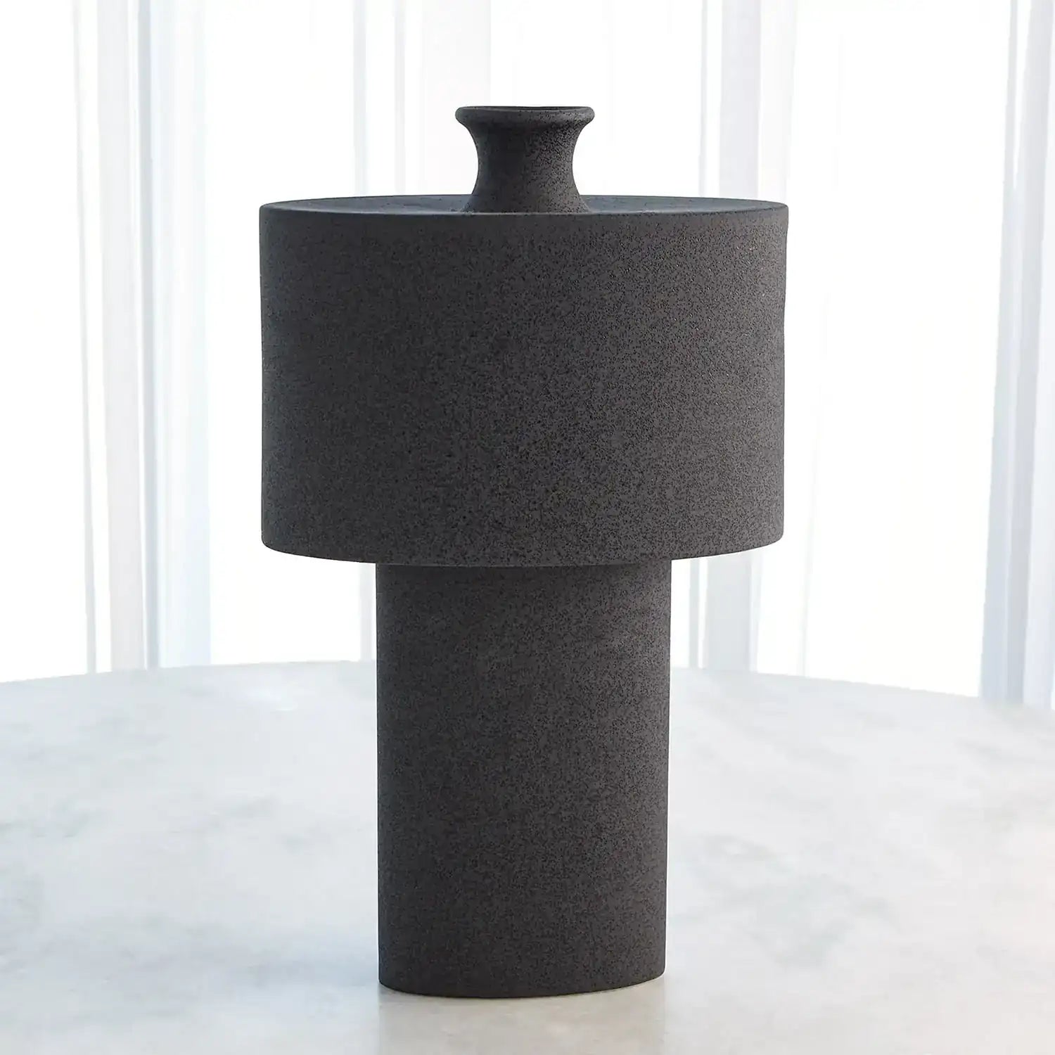 GLOBAL VIEWS FOLK OVAL DRUM VASE - Decorative Accents