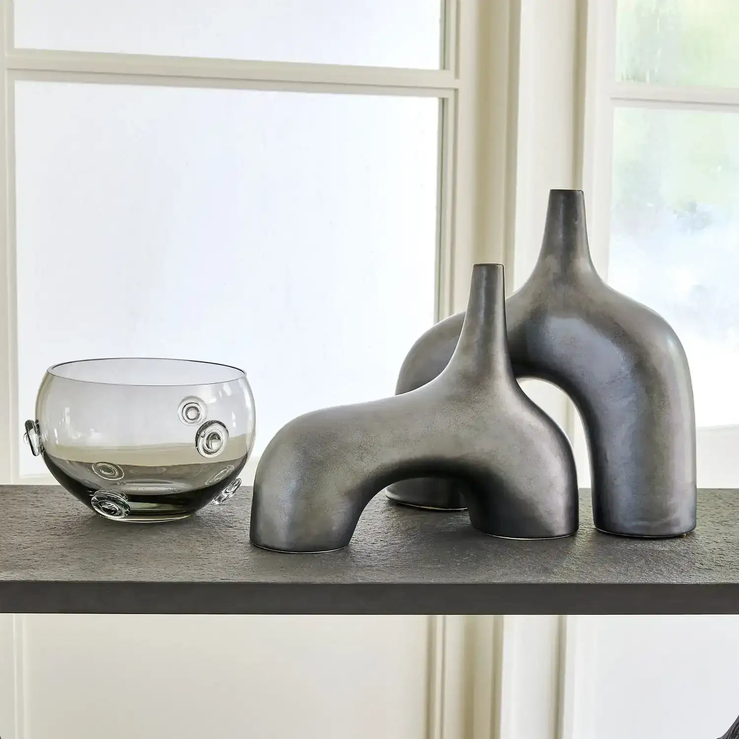 GLOBAL VIEWS STRETCH VASE - Decorative Accents