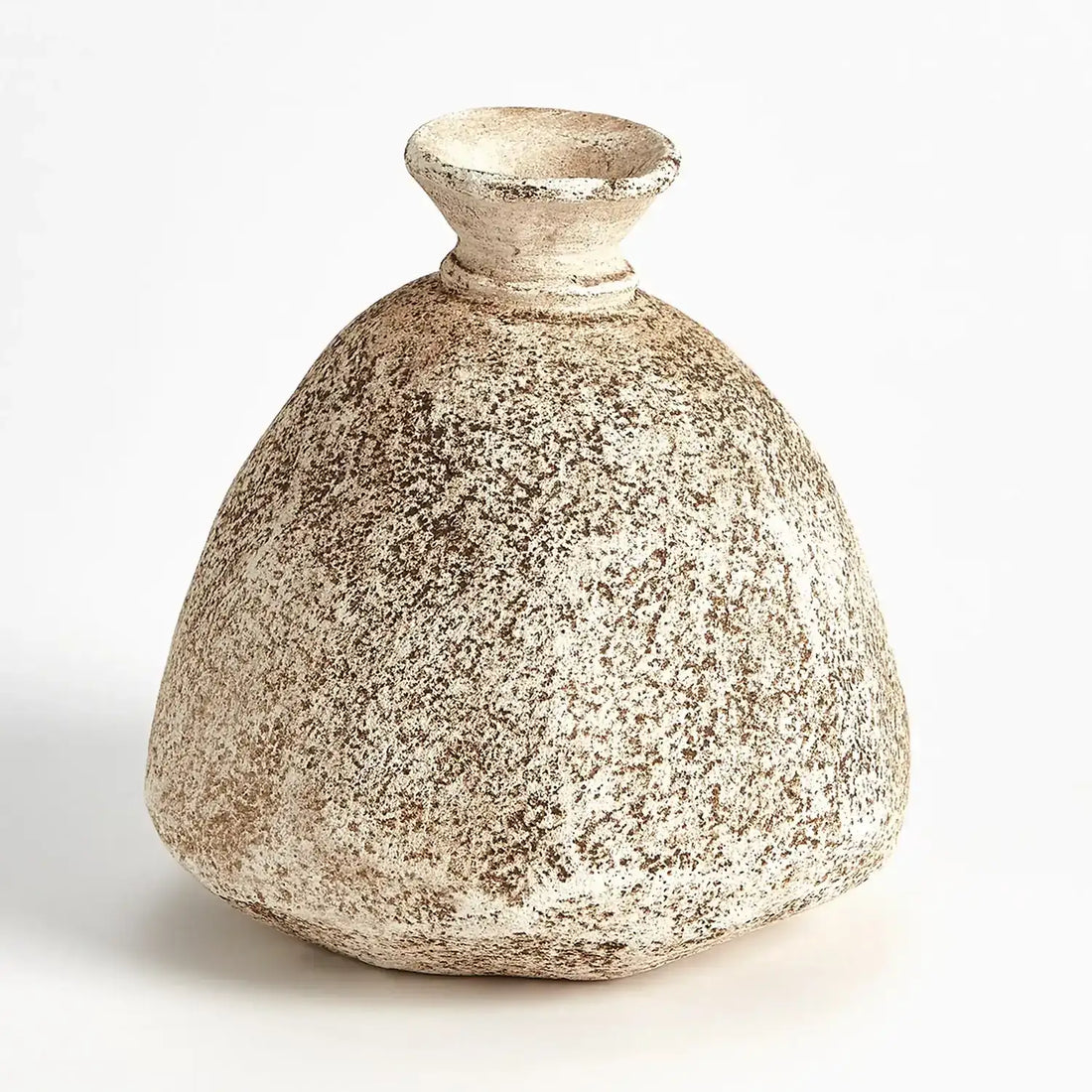 GLOBAL VIEWS CINDER WIDE BOTTOM VASE - Decorative Accents