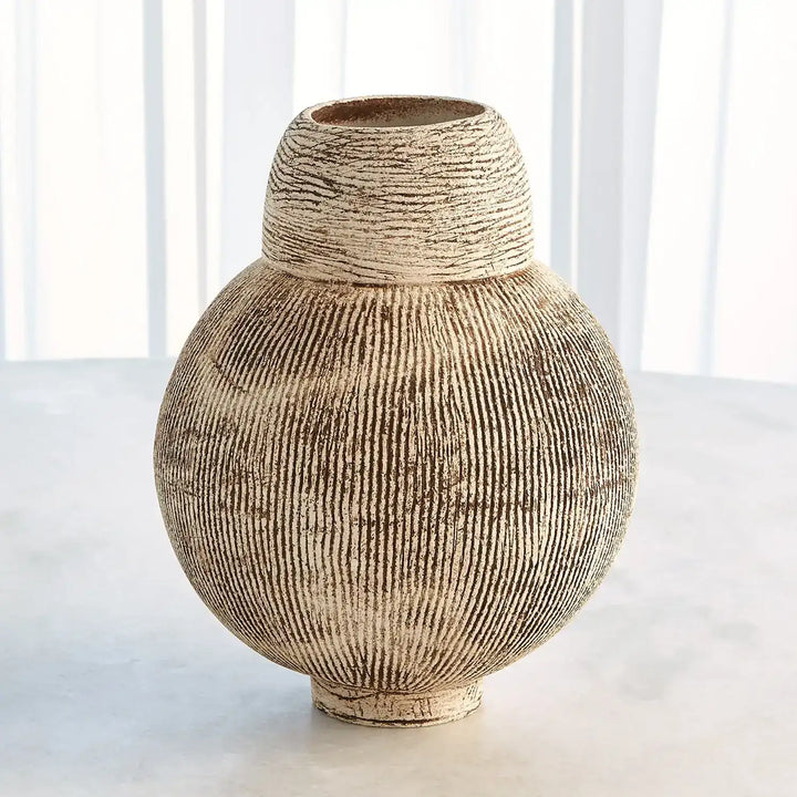 GLOBAL VIEWS SCORD GORD VASE - Decorative Accents