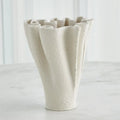 GLOBAL VIEWS RIPPLE PRINTED VASE - Decorative Accents