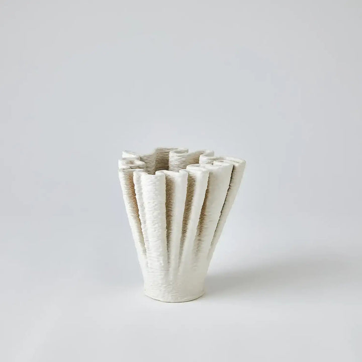 GLOBAL VIEWS RIPPLE PRINTED VASE - Decorative Accents