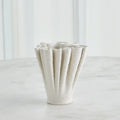 GLOBAL VIEWS RIPPLE PRINTED VASE - Decorative Accents