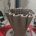 GLOBAL VIEWS RIPPLE PRINTED VASE - Decorative Accents
