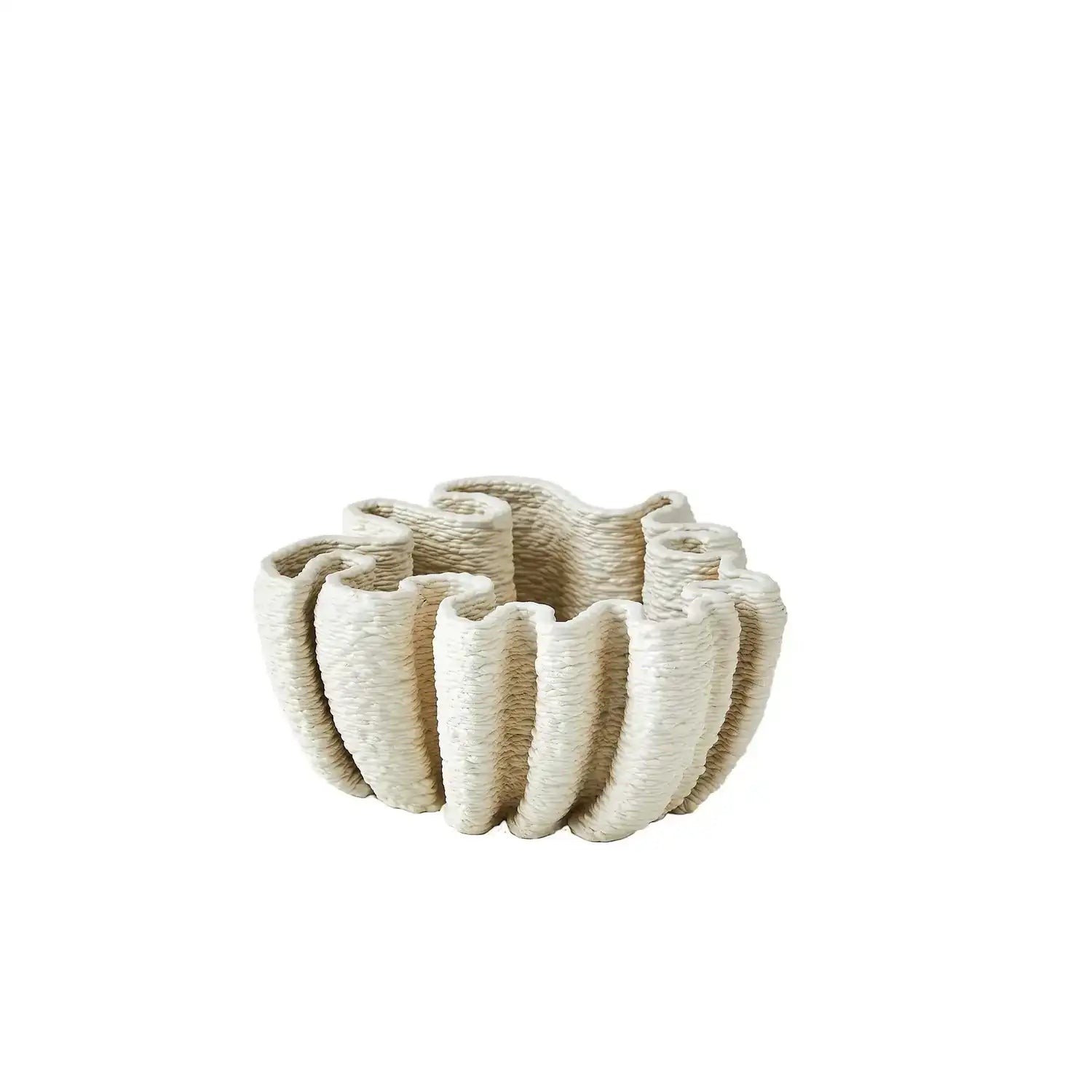 GLOBAL VIEWS RIPPLE PRINTED BOWL - Decorative Accents