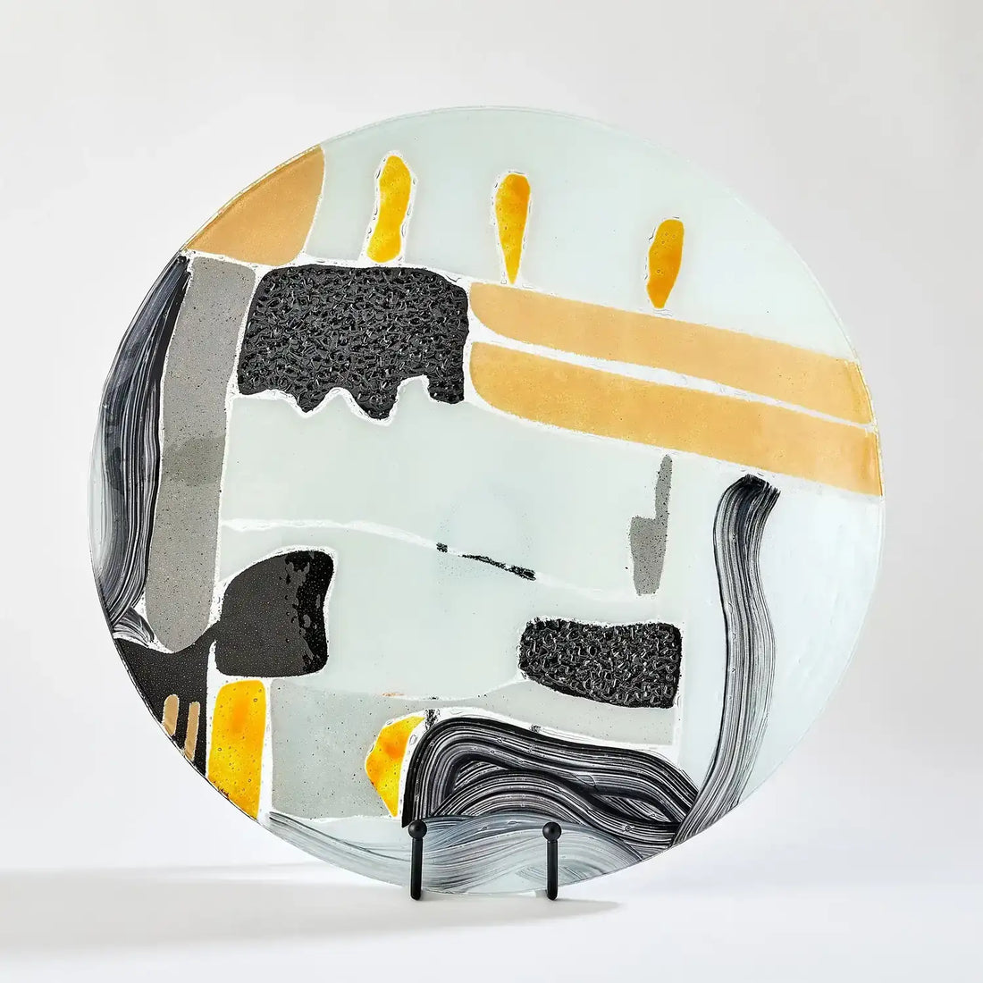GLOBAL VIEWS CASHMERE GLASS CHARGER - Art