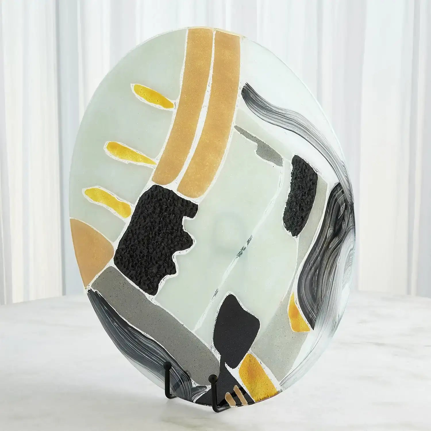 GLOBAL VIEWS CASHMERE GLASS CHARGER - Art