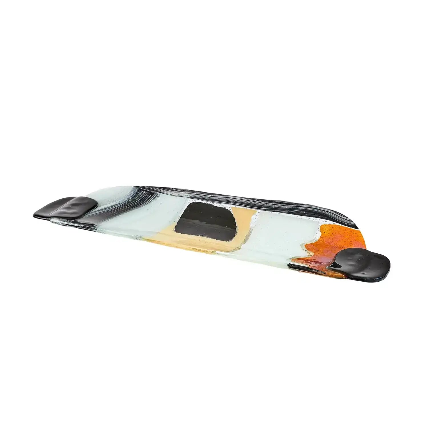 GLOBAL VIEWS CASHMERE GLASS PLATTER - Art
