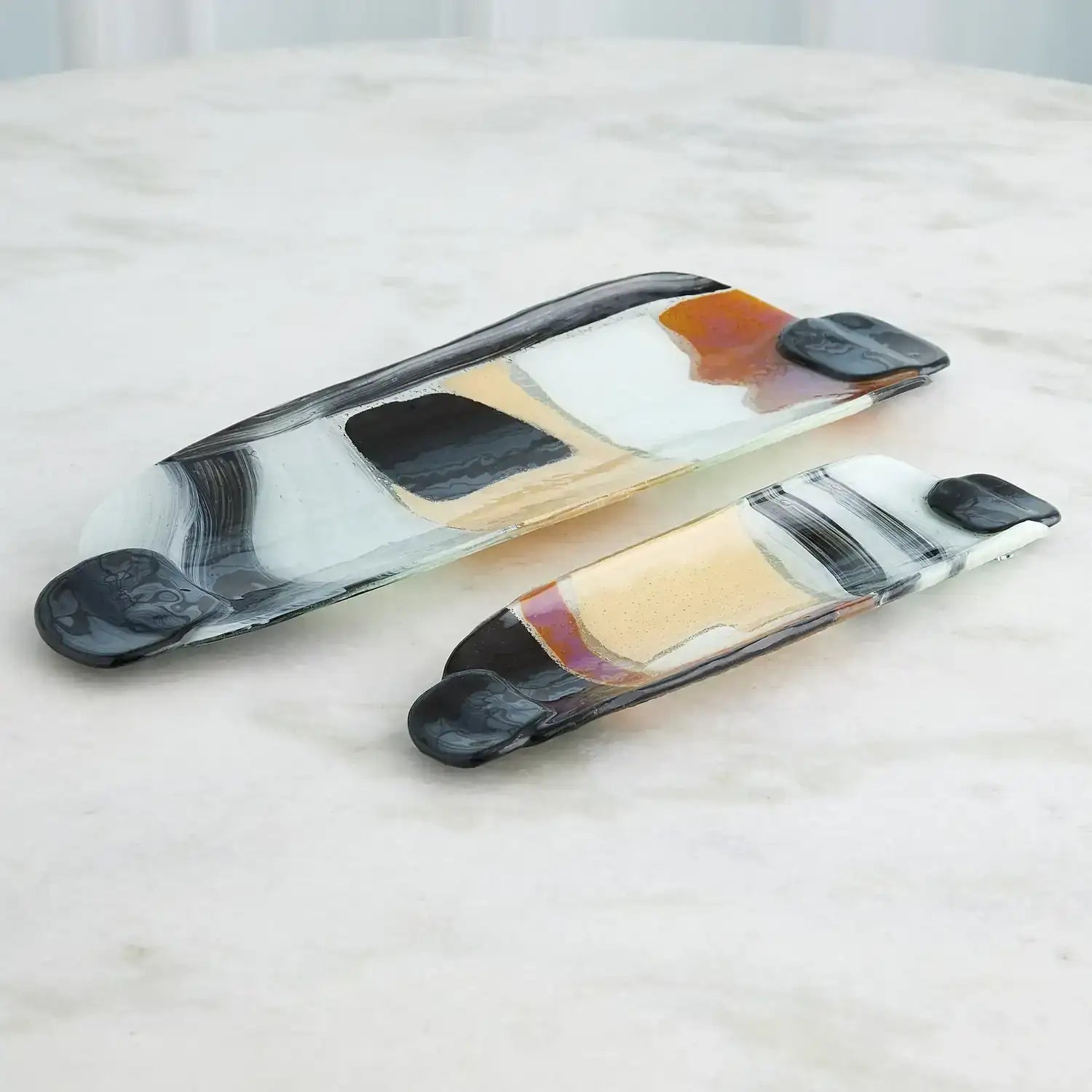 GLOBAL VIEWS CASHMERE GLASS PLATTER - Art