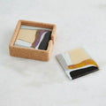 GLOBAL VIEWS CASHMERE GLASS COASTER SET - Art