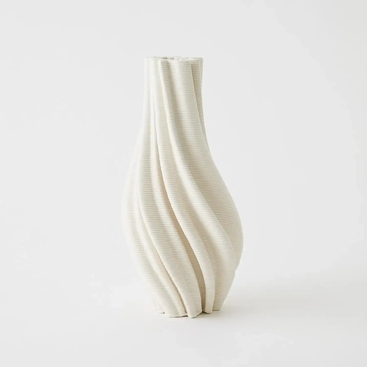 GLOBAL VIEWS TWIST PRINTED VASE - Decorative Accents