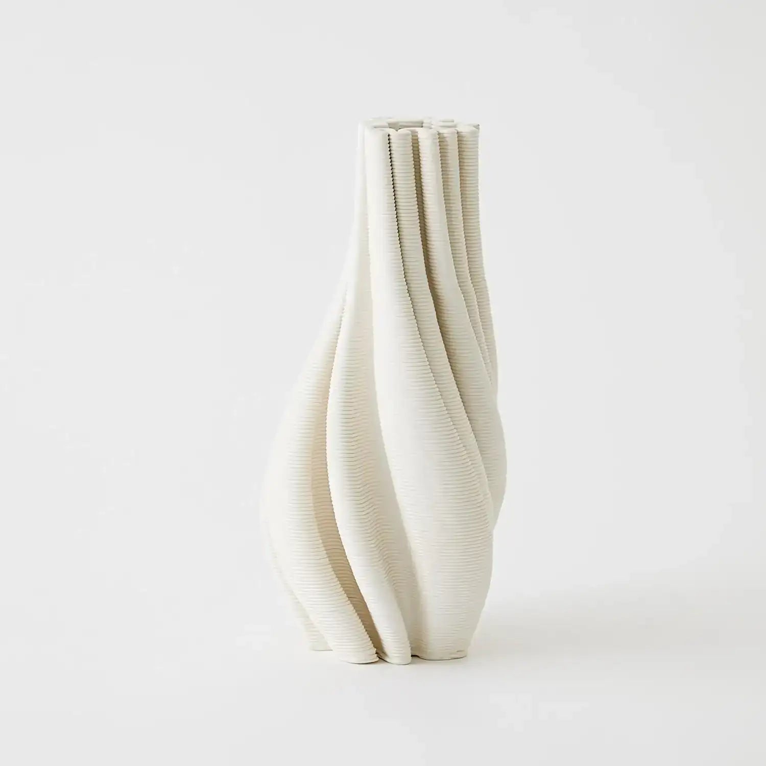 GLOBAL VIEWS TWIST PRINTED VASE - Decorative Accents