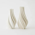 GLOBAL VIEWS TWIST PRINTED VASE - Decorative Accents
