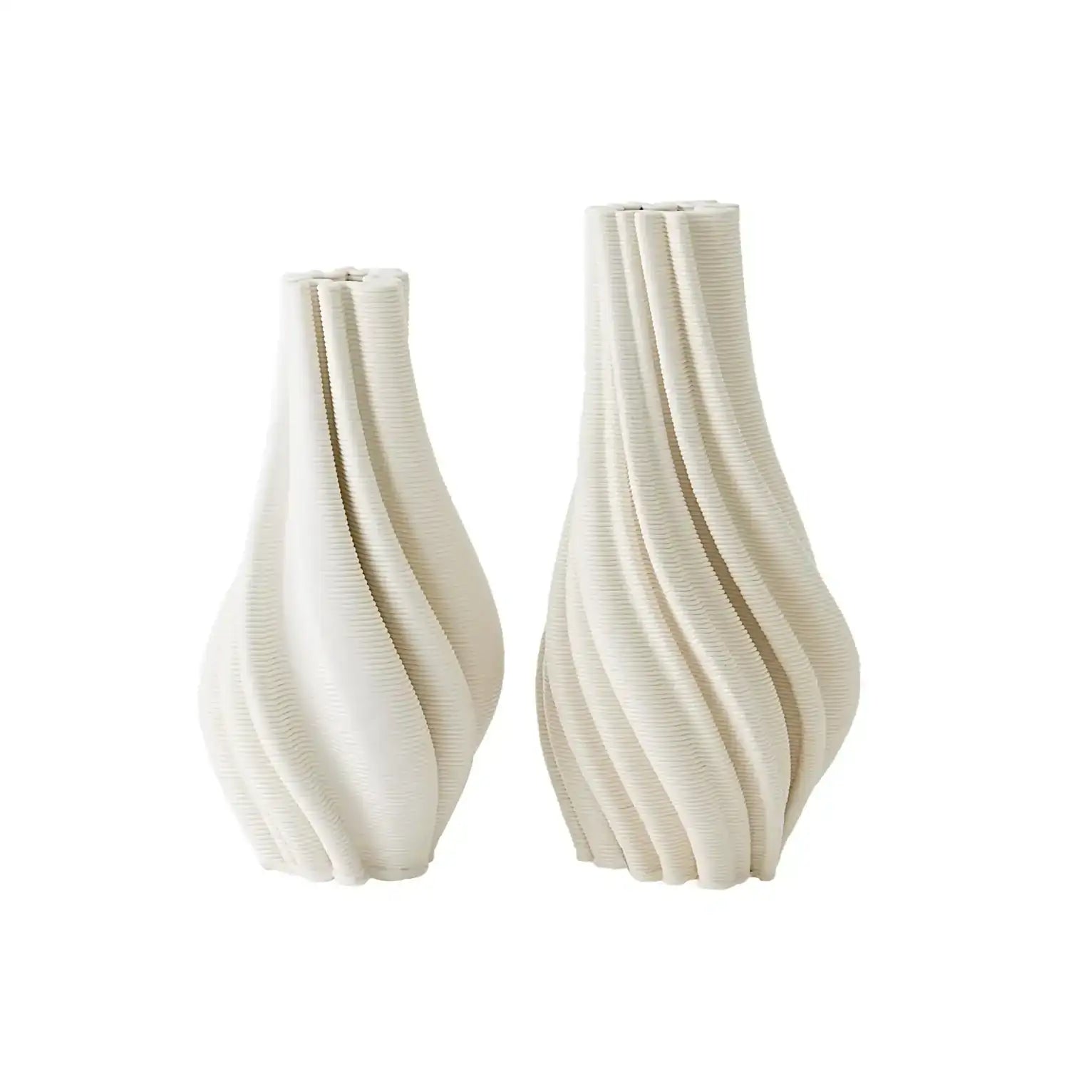GLOBAL VIEWS TWIST PRINTED VASE - Decorative Accents