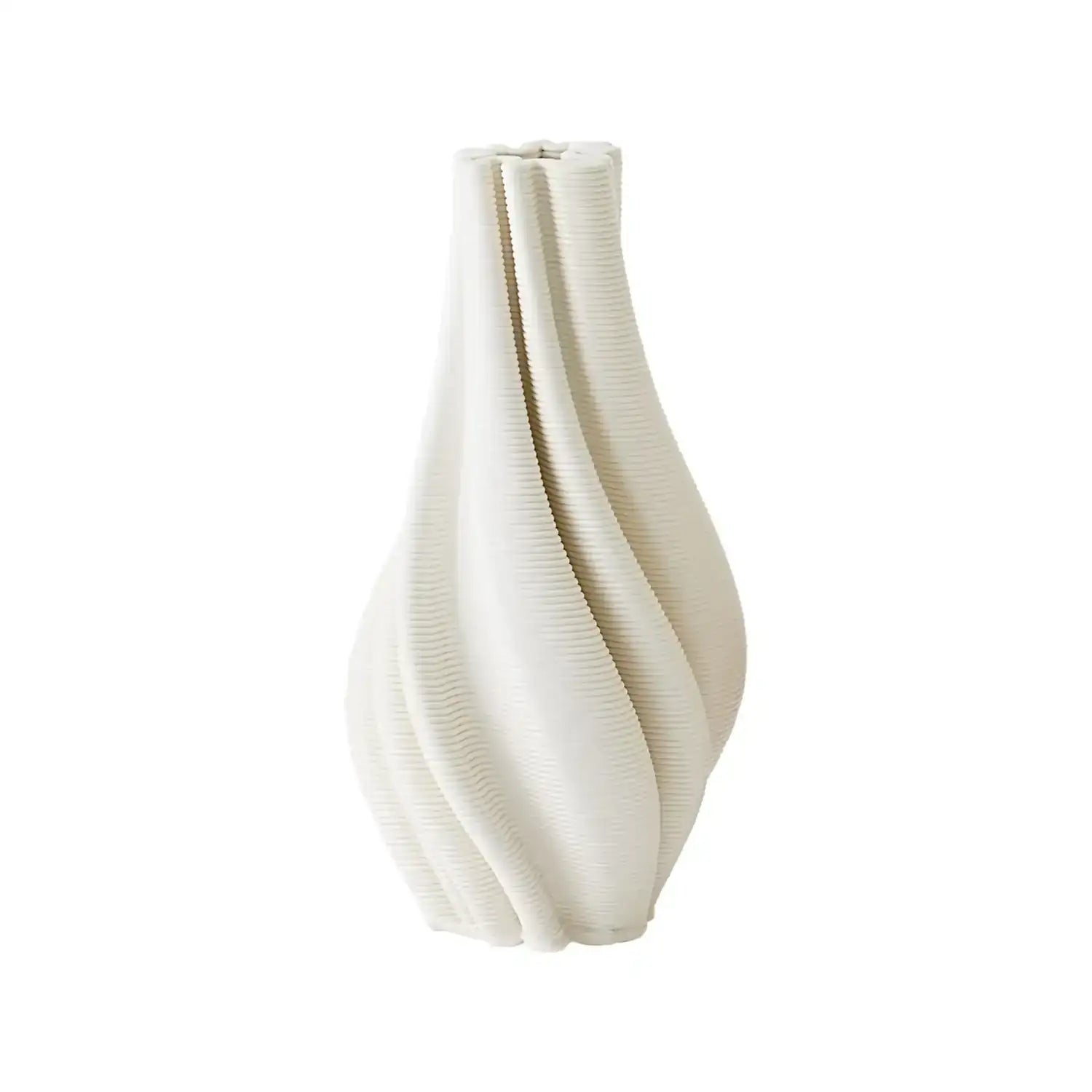 GLOBAL VIEWS TWIST PRINTED VASE - Decorative Accents