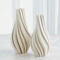 GLOBAL VIEWS TWIST PRINTED VASE - Decorative Accents