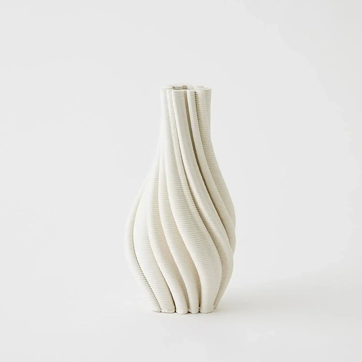 GLOBAL VIEWS TWIST PRINTED VASE - Decorative Accents