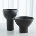GLOBAL VIEWS CINDER FOOTED BOWL - Decorative Accents