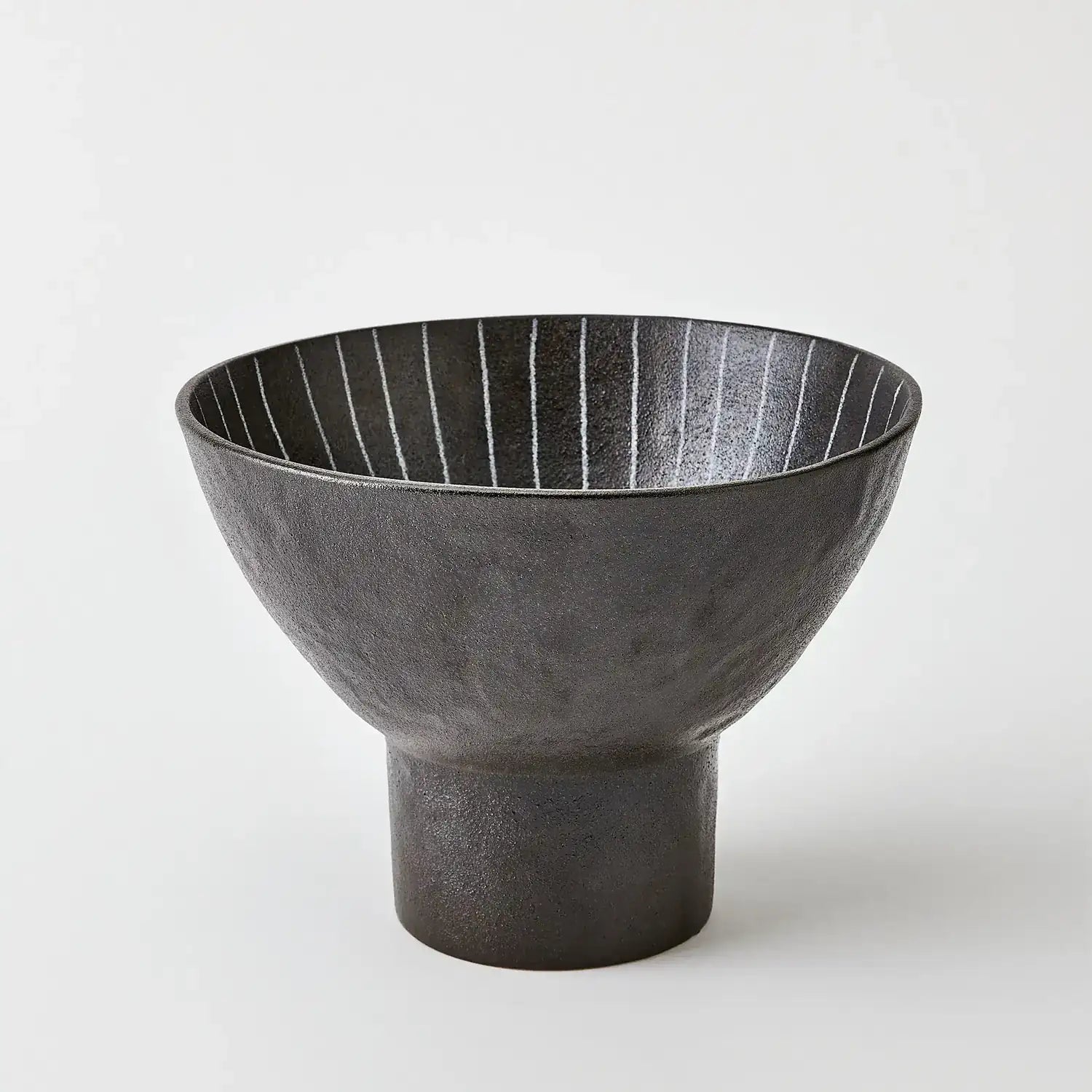 GLOBAL VIEWS CINDER FOOTED BOWL - Decorative Accents
