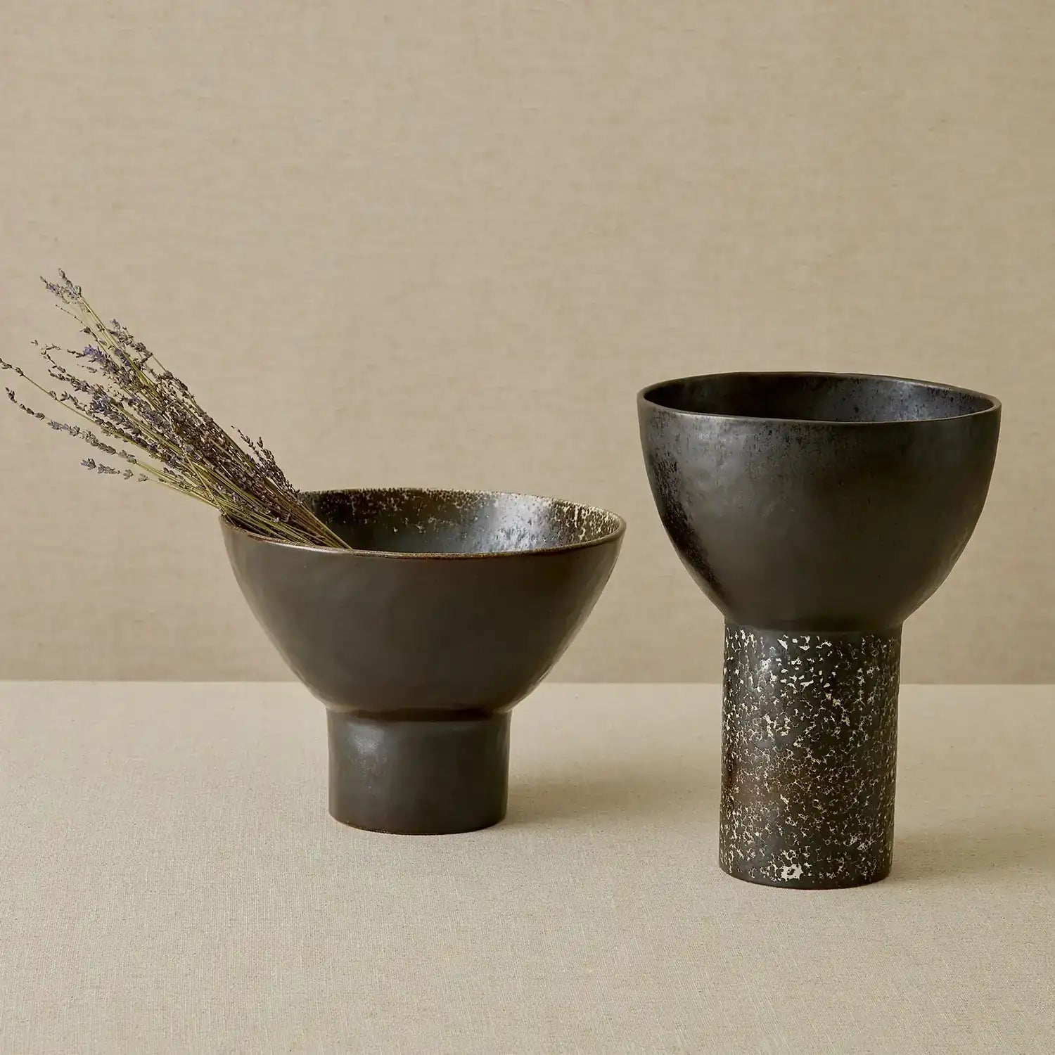 GLOBAL VIEWS CINDER FOOTED BOWL - Decorative Accents
