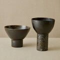 GLOBAL VIEWS CINDER FOOTED BOWL - Decorative Accents