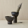 GLOBAL VIEWS CINDER FOOTED BOWL - Decorative Accents
