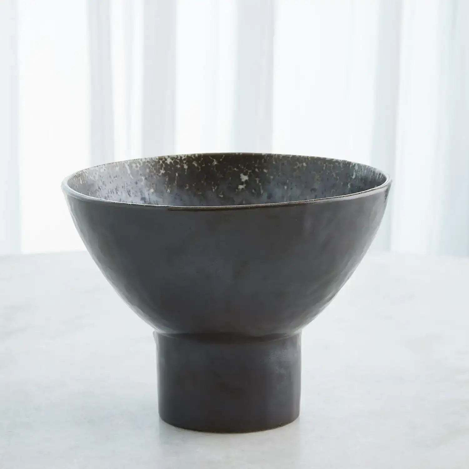 GLOBAL VIEWS CINDER FOOTED BOWL - Decorative Accents