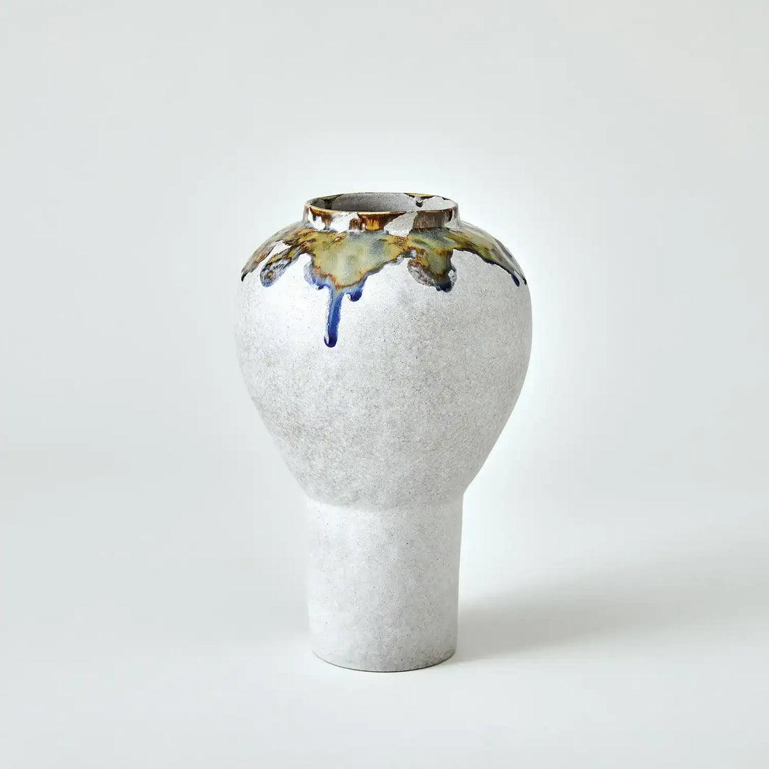 GLOBAL VIEWS VOLCAN FOOTED VASE - Decorative Accents