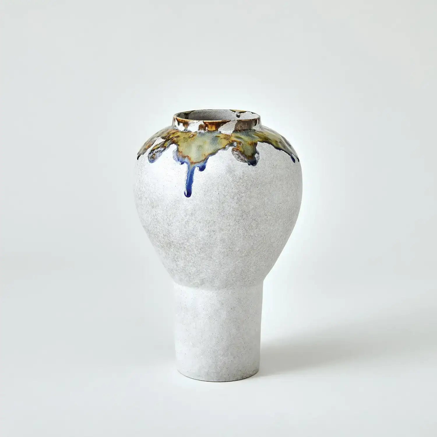 GLOBAL VIEWS VOLCAN FOOTED VASE - Decorative Accents